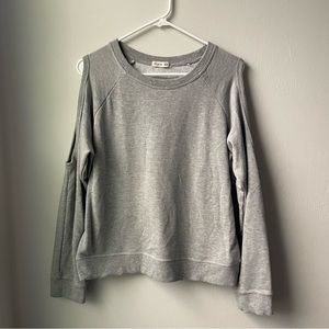 Cold shoulder sweatshirt